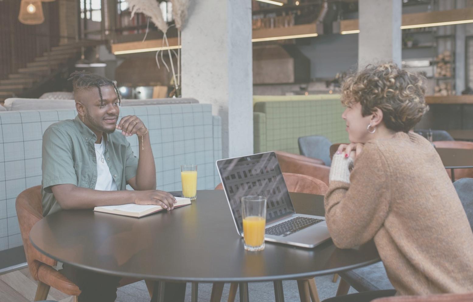 Business professionals reviewing successful budget implementation results